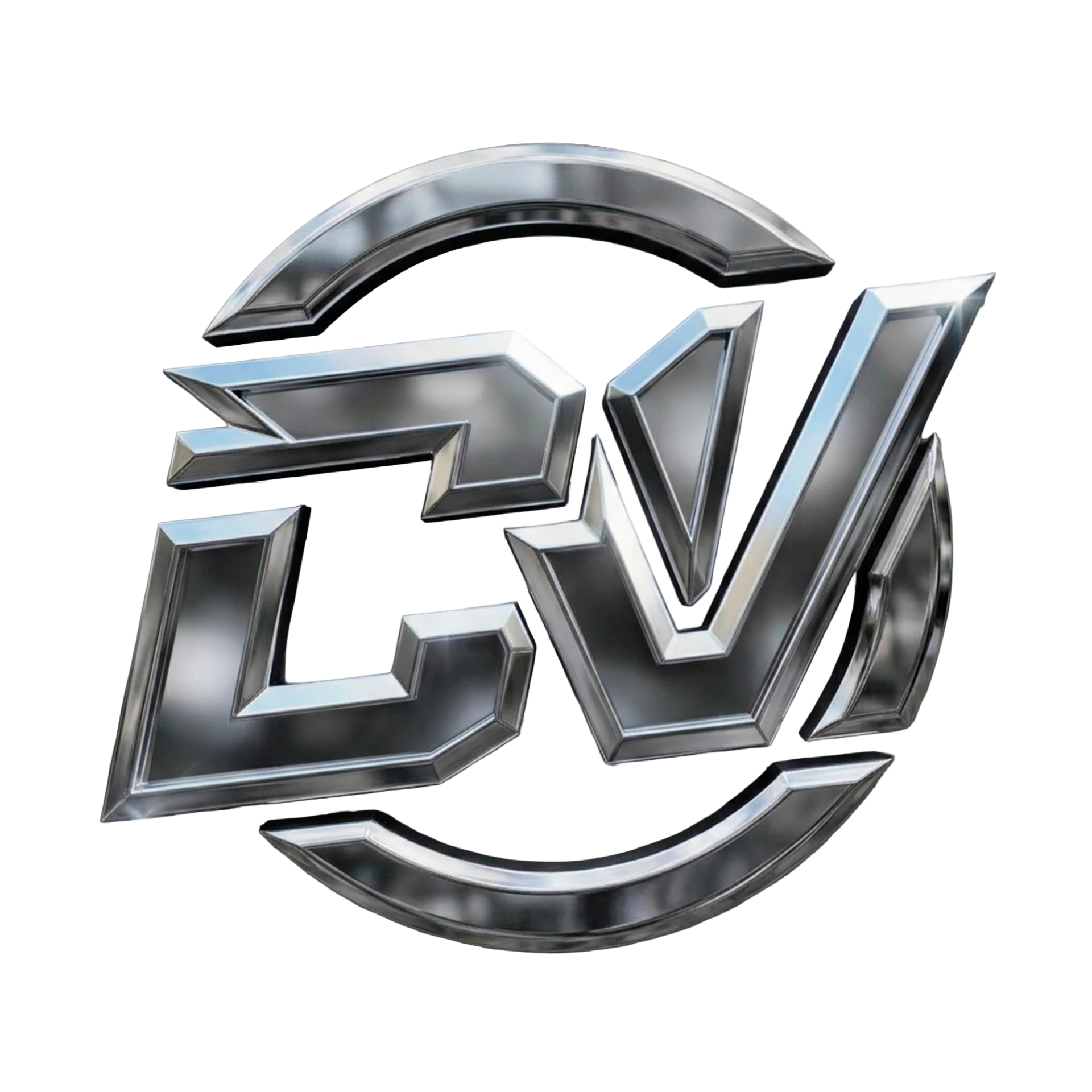 Chroma Visuals chrome CV logo